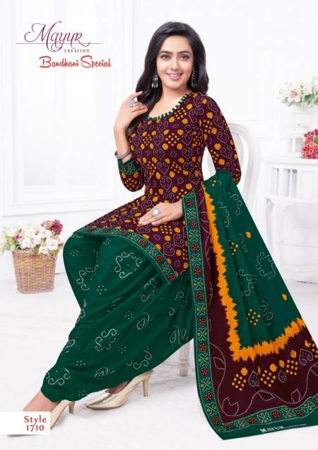 Mayur Bandhani Special Vol 17 Printed Cotton Dress Material
